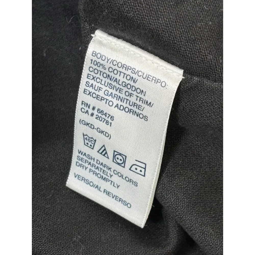 Y2K Tommy Hilfiger Jeans Black Denim Canvas Trucker Jacket Woman's‎ Sz 1X